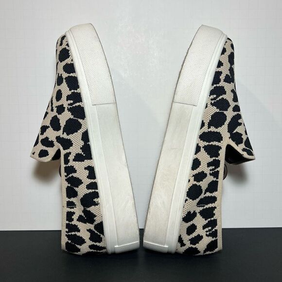 Womens BAMBOO Story Leopard Print Slip On Platform Shoes / Size 8.5 - Picture 6 of 8
